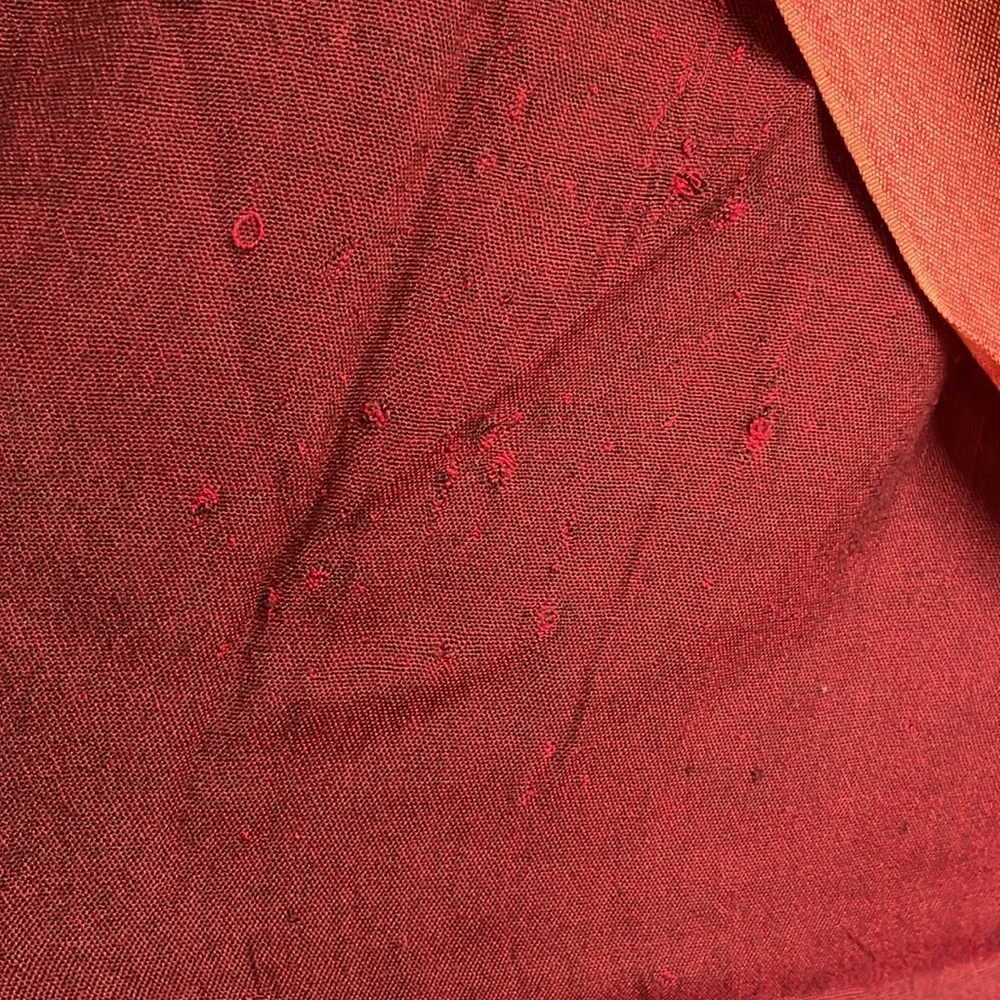 red & orange 100% pashmina